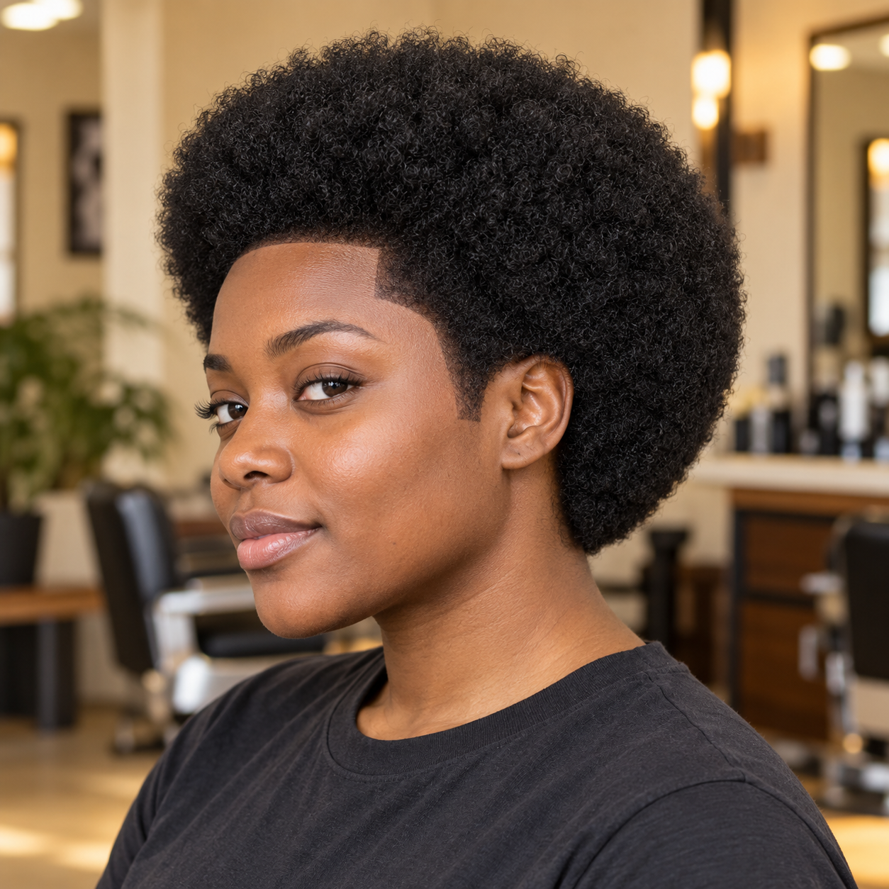 Afro Shape-Up haircut