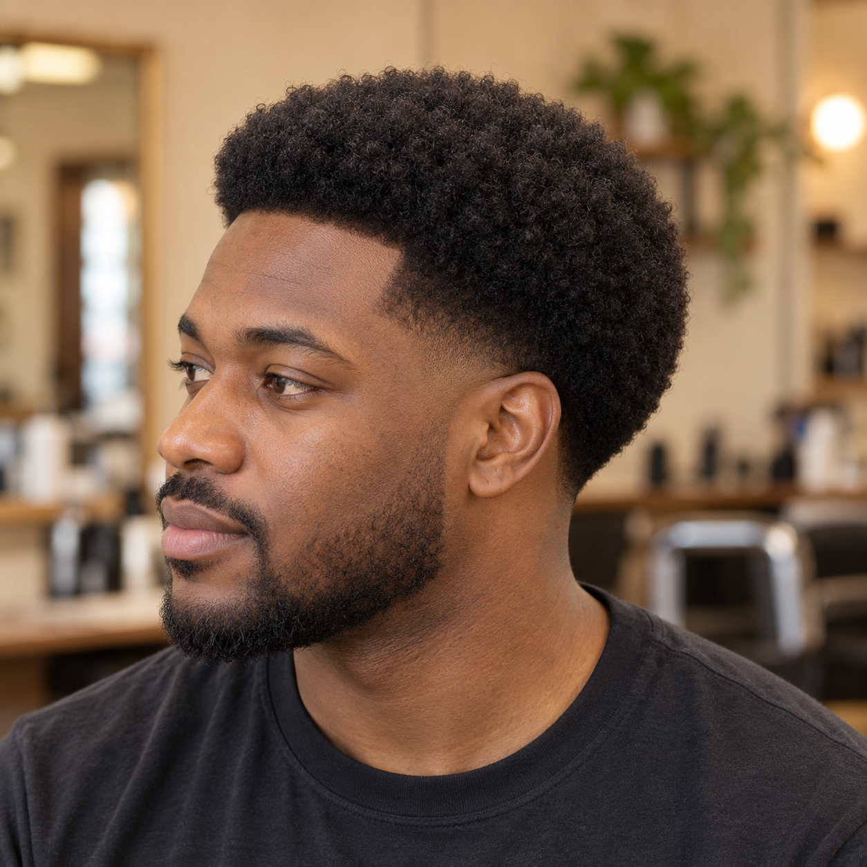 Afro Taper Fade haircut