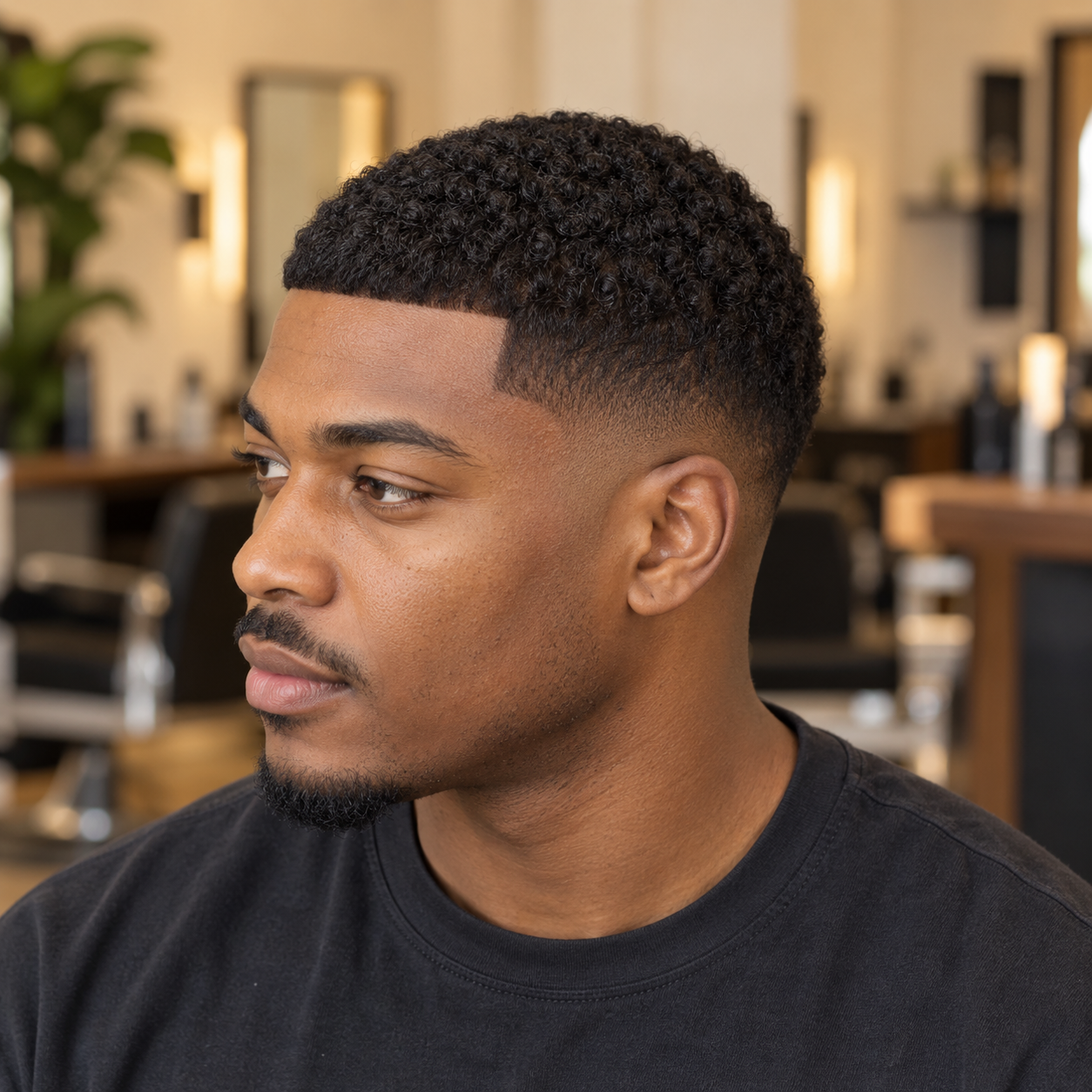 Caesar Cut haircut